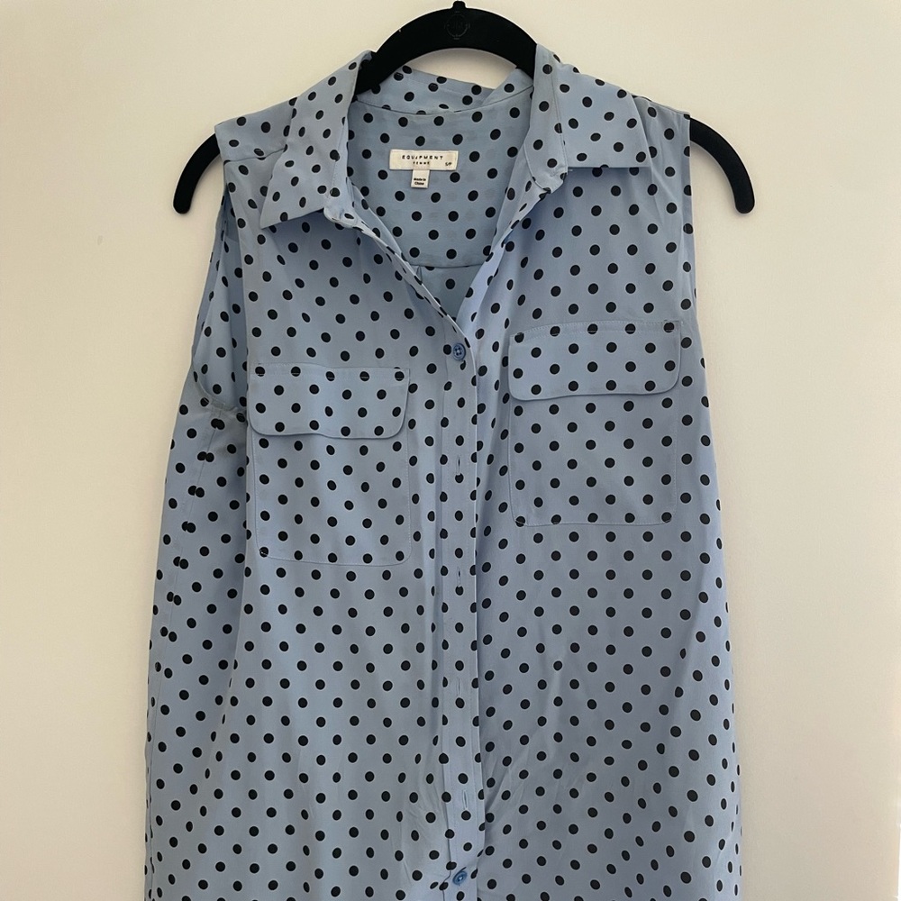 Equipment button down collard shirt